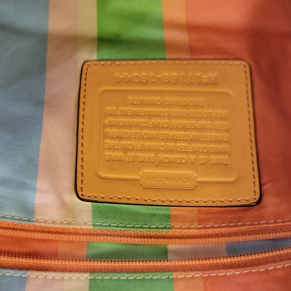 Coach Limited Edition Hamptons Editorial Weekend Straw Dragonfly Flower Tote 213 - Picture 14 of 17